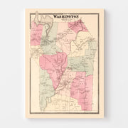 map of Washington