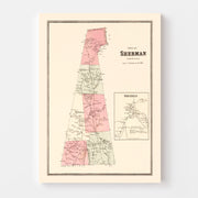 map of Sherman