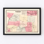 Georgetown Vintage Map 1867
