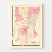 map of New Canaan