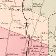 old New Canaan map