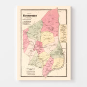 map of Huntington Ce