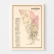 map of Bridgeport