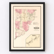 Somers Vintage Map 1867