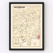 Porter Vintage Map 1877