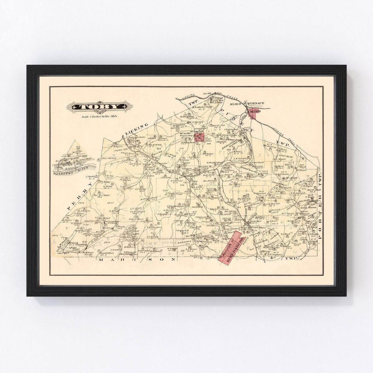Tory Vintage Map 1877