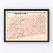 Limestone Vintage Map 1877