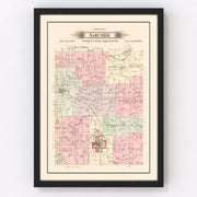 Sarcoxie Township Vintage Map 1895