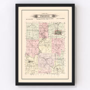Preston Township Vintage Map 1895