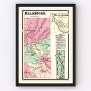 Readsboro Township Vintage Map 1869