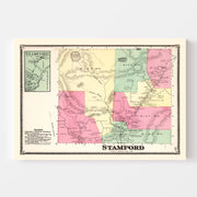 map of Stamford