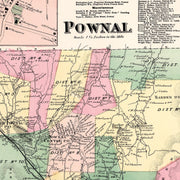 old Pownal map