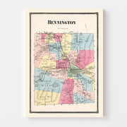 map of Bennington
