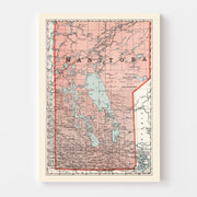 map of Manitoba Cana