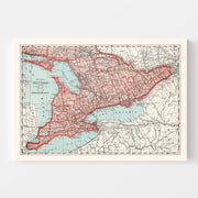 map of Ontario Canad