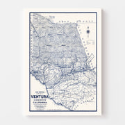 map of Ventura Count