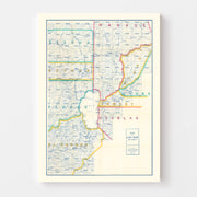 map of Lake Tahoe
