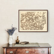 old military map