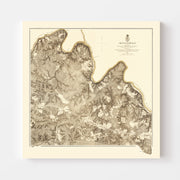 old military map