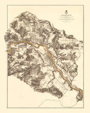 old military map