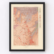 Ishawooa Sheet Vintage Map 1904