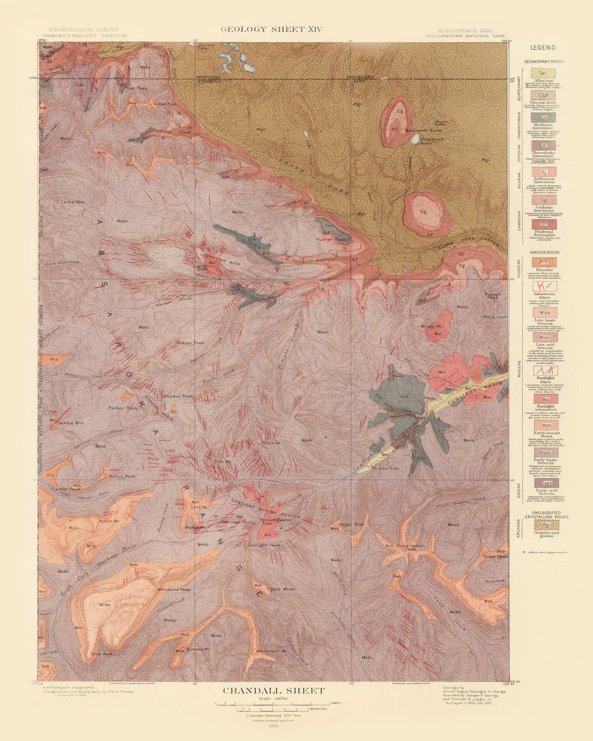Preview of Vintage Map of Crandall Sheet 1904
