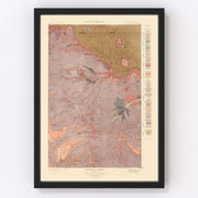 Crandall Sheet Vintage Map 1904