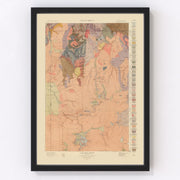 Gallatin Sheet Vintage Map 1904