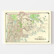 map of Bronx