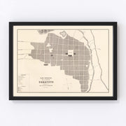 Tarapoto Vintage Map 1865