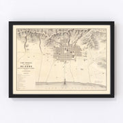 Puno Vintage Map 1865