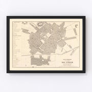 Cuzco Vintage Map 1865
