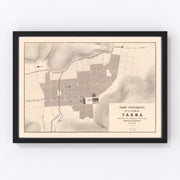 Tarma Vintage Map 1865