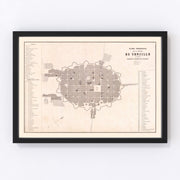 Trujillo Vintage Map 1865