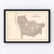 Chachapoyas Vintage Map 1865