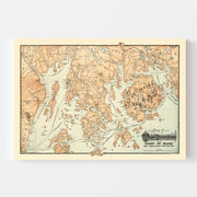 map of Mount Desert 