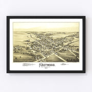 Fleetwood Vintage Map 1897