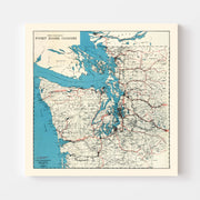 map of Puget Sound