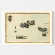 map of Azore Islands