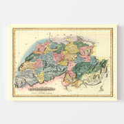 map of Switzerland