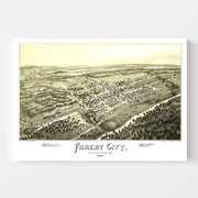 map of Forest City