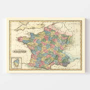 map of France