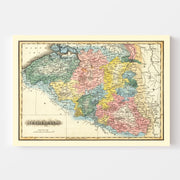 map of Netherlands