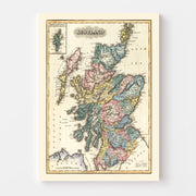 map of Scotland