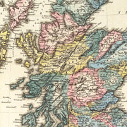 old Scotland map
