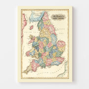 map of England