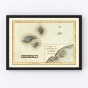 Madeira Islands Vintage Map 1823