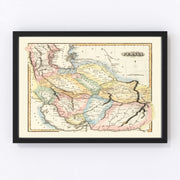 Persia Vintage Map 1823