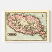 map of Grenada