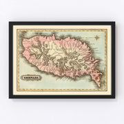 Grenada Vintage Map 1823